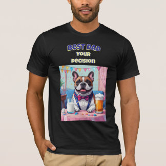 フレンチブルドッグのパパ 父の日 Tシャツ