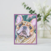 フレンチブルドッグのポストカード ポストカード (スタンド正面)