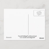 フレンチブルドッグのポストカード ポストカード (裏面)