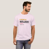 フレンチブルドッグのママ2020年から 犬好きデザイン Tシャツ (正面フル)