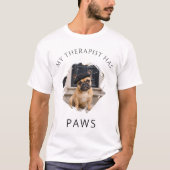 フレンチブルドッグの写真入り メンズグッズ Tシャツ (正面)