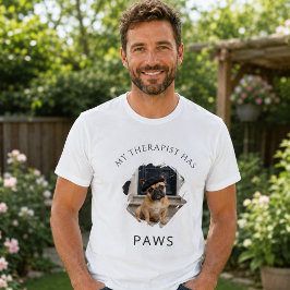 フレンチブルドッグの写真入り メンズグッズ Tシャツ