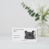 フレンチブルドッグの名刺 名刺 (スタンド正面)