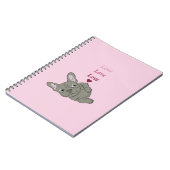 フレンチブルドッグの愛 ノートブック (左側)