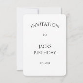 フレンチブルドッグの招待状 招待状 (裏面)