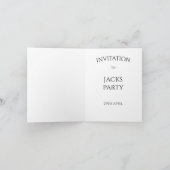 フレンチブルドッグの招待状 招待状 (内部)