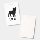 フレンチブルドッグの生活 バッジ (正面＆裏面)