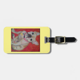 フレンチブルドッグの荷物または財布のラベル ラゲッジタグ