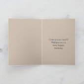 フレンチブルドッグの誕生日パパ カード (内部)