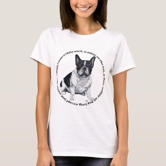 フレンチブルドッグの願い Tシャツ (正面)