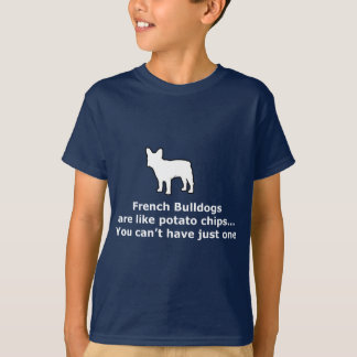 フレンチブルドッグはポテトチップのようです Tシャツ