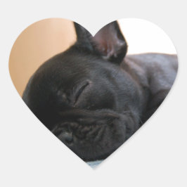 フレンチブルドッグペットワンちゃん可愛い愛の運命 ハートシール