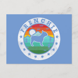 フレンチブルドッグママパパ シーズンポストカード