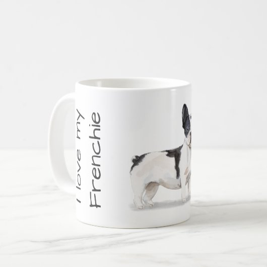 フレンチブルドッグ大好き コーヒーマグカップ (正面左)