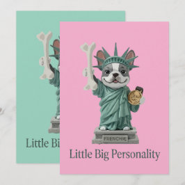 フレンチブルドッグ好きのためのスタチュ・オブ・リバティ シーズンカード
