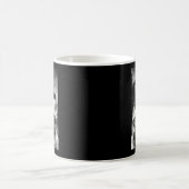 フレンチブルドッグ宇宙人 自撮り コーヒーマグカップ (中央)