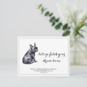 フレンチブルドッグ実在エテ買ートマーケティング ポストカード (スタンド正面)