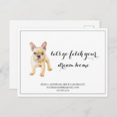 フレンチブルドッグ実在エテ買ートマーケティング ポストカード (正面/裏面)