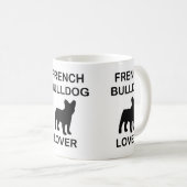 フレンチブルドッグ愛好家 コーヒーマグカップ (正面右)