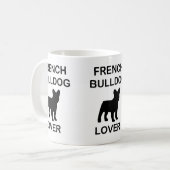 フレンチブルドッグ愛好家 コーヒーマグカップ (正面左)
