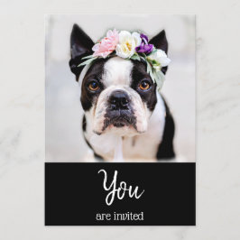 *~* フレンチブルドッグ かわいい フレンチちゃん イベントご招待 招待状