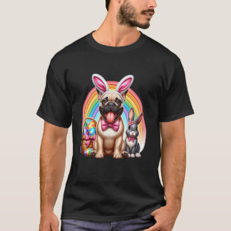 フレンチブルドッグ イースター フレンチブルドッグ Tシャツ