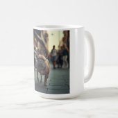 フレンチブルドッグ エレガント コーヒーマグ コーヒーマグカップ (正面右)
