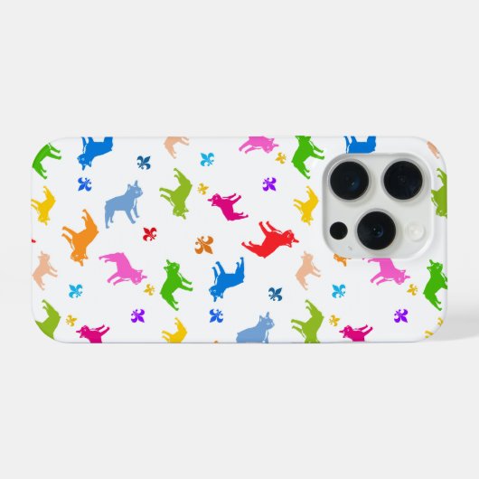 フレンチブルドッグ クリア iPhoneケース (裏面横)