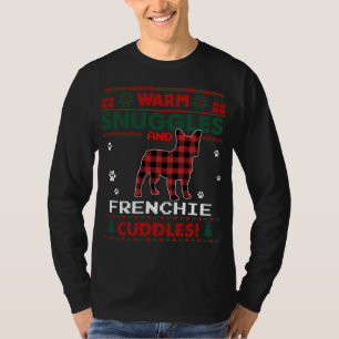 フレンチブルドッグ クリスマス パジャマ ダサいクリスマススウェ Tシャツ