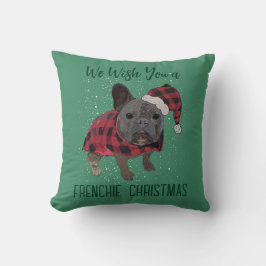フレンチブルドッグ クリスマス 楽しい犬 クッション