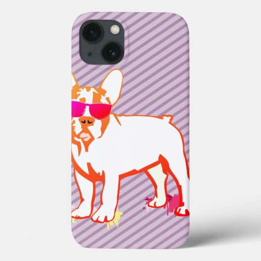フレンチブルドッグ クールパピー Case-Mate iPhoneケース (裏面)