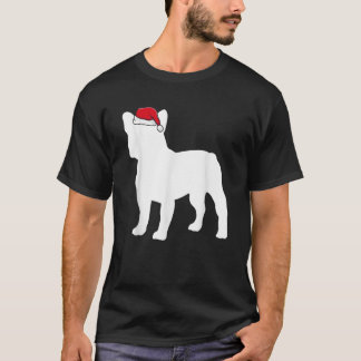 フレンチブルドッグ サンタ帽子 クリスマス パジャマ かわいい犬 Tシャツ