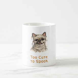フレンチブルドッグ ハロウィン かわいいミイラ コーヒーマグカップ
