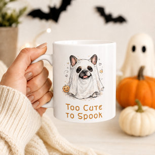 フレンチブルドッグ ハロウィン かわいい おばけ コーヒーマグカップ