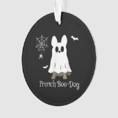 フレンチブルドッグ ハロウィン フレンチ ブー・ドッグ 犬 ギフト オーナメント (正面)
