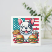 フレンチブルドッグ フラットカード (スタンド正面)