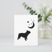 フレンチブルドッグ ブラック シルエット (スタンド正面)