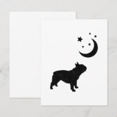 フレンチブルドッグ ブラック シルエット (正面/裏面)