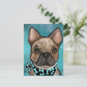 フレンチブルドッグ ポストカード (スタンド正面)