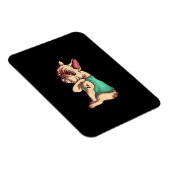 フレンチブルドッグ 犬 ママが好き タトゥー好き ギフト マグネット (右側)