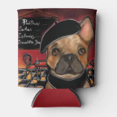 フレンチブルドッグ 缶クーラー (正面)