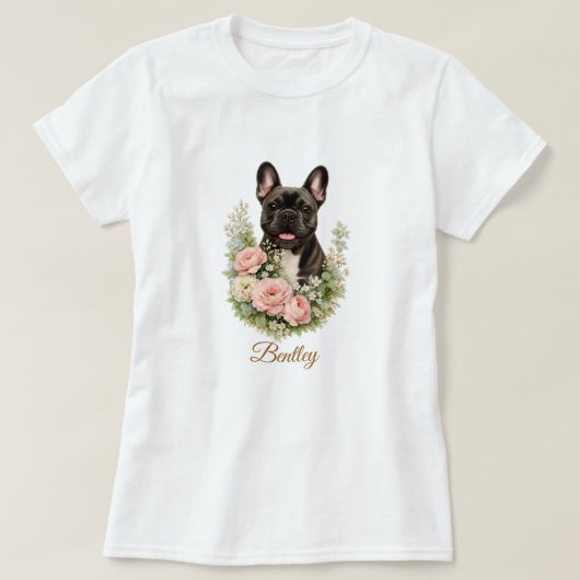 フレンチブルドッグ Tシャツ (デザイン正面)