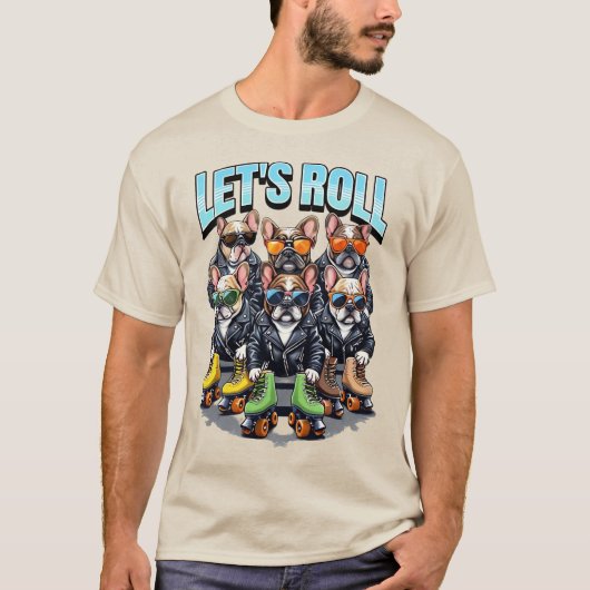 フレンチブルドッグTシャツ面白グッズ Tシャツ (正面)