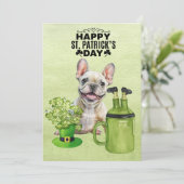 フレンチブルドドッグ セントパトリックスデー ハットとビール シーズンカード (スタンド正面)