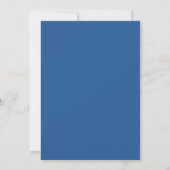 フレンチブルーの貝殻のリハーサルディナー招待状 招待状 (裏面)