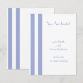 フレンチブルーストライプス 招待状 (正面/裏面)