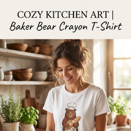 フレンチブレッドシェフのクマのパン屋さんTシャツ パーカ