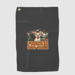 フレンチブードッグ ハロウィン フレンチブルドッグ デザイン_1 ゴルフタオル