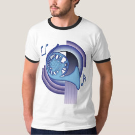 フレンチホルンのデコ2 Tシャツ