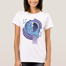 フレンチホルンのデコ2 Tシャツ